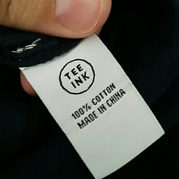 Tee Ink Weekender Basic Navy Men's Cotton Tank Top Workout Laungewear Sz L - Picture 6 of 6